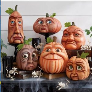 Pumpkin Face Decoration