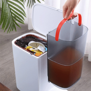 Dual Compartment Step Trash Can